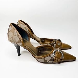 Coach • Alecska Signature Pointed Toe Pumps